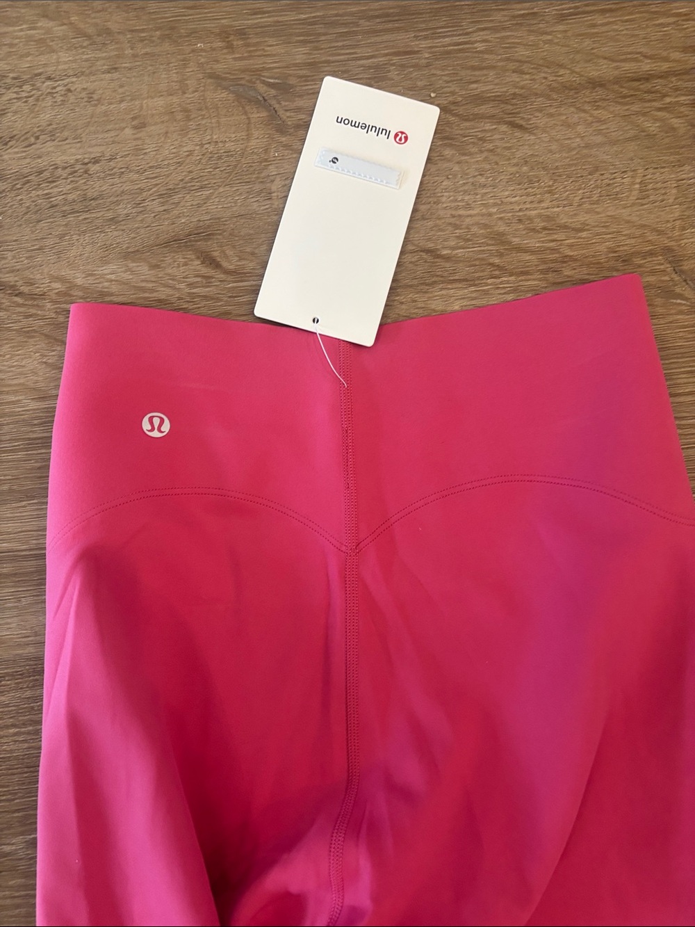 NWT - Lululemon - Glow Up HR Tight 28" High-Rise Training Tights - Bright Pink - Picture 7 of 8